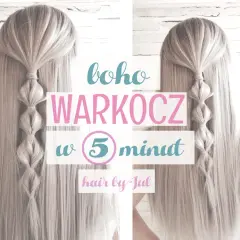 Oszukany warkocz w stylu boho, który zrobisz w 5 minut. Idealna fryzura na co dzień.